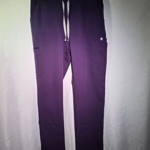 Figs Women's Purple Shadow Yola™ - Skinny Scrub Pants- M